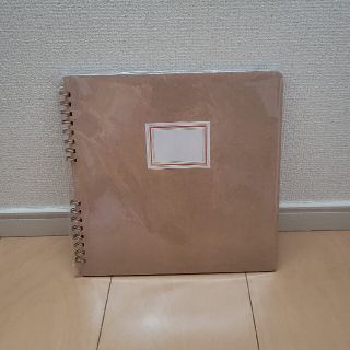 《新品・未使用品》スクラップアルバム ＊ ブラウン(その他)