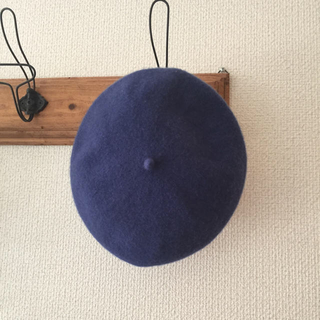 ♪値下げ♪ブルーベレー帽(ハンチング/ベレー帽)