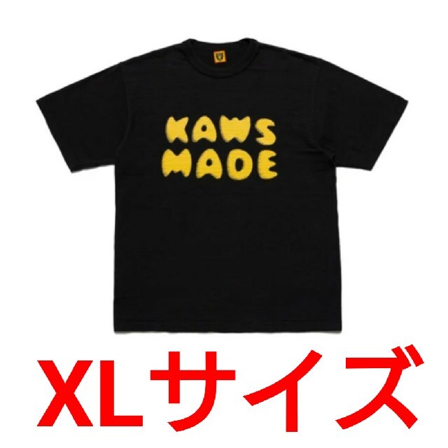 XL HUMAN MADE KAWS T-Shirt #3 Black 黒