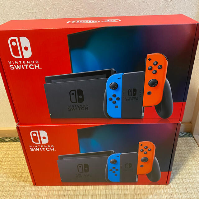 Nintendo Switch 本体 2台 若者の大愛商品 34251円引き
