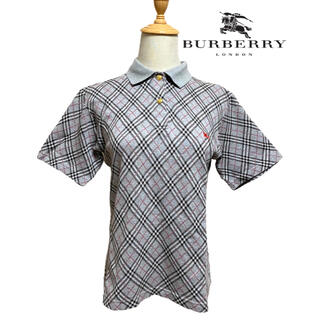 バーバリー(BURBERRY)の【金釦】BURBERRYLONDON バーバリーロンドン ノバチェック シャツ(ポロシャツ)