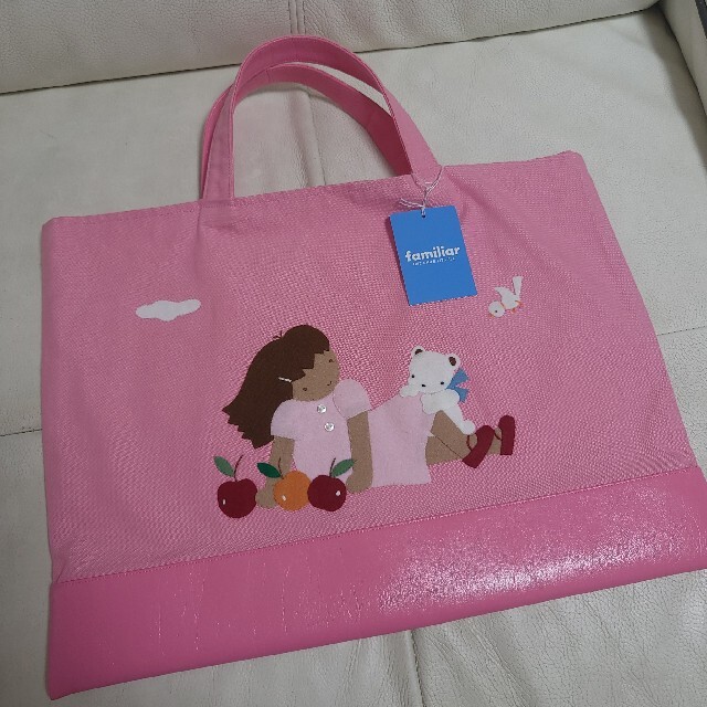 familiar HANY様専用♡ファミリア レア ピンク デニムバッグ