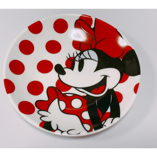 Disney(ディズニー)のディズニー 豆皿 ミニーマウス エンタメ/ホビーのおもちゃ/ぬいぐるみ(キャラクターグッズ)の商品写真