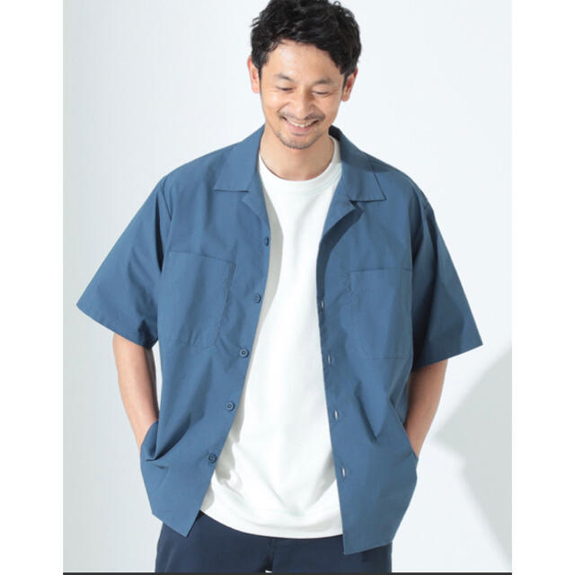 B:MING LIFE STORE by BEAMS(ビーミング ライフストア バイ ビームス)の【美品】SOLOTEX TC オープンカラーシャツ② メンズのトップス(シャツ)の商品写真