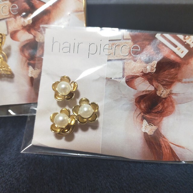 【ウエディングヘアなどに】ヘアーピアス hair pierce レディースのヘアアクセサリー(ヘアピン)の商品写真
