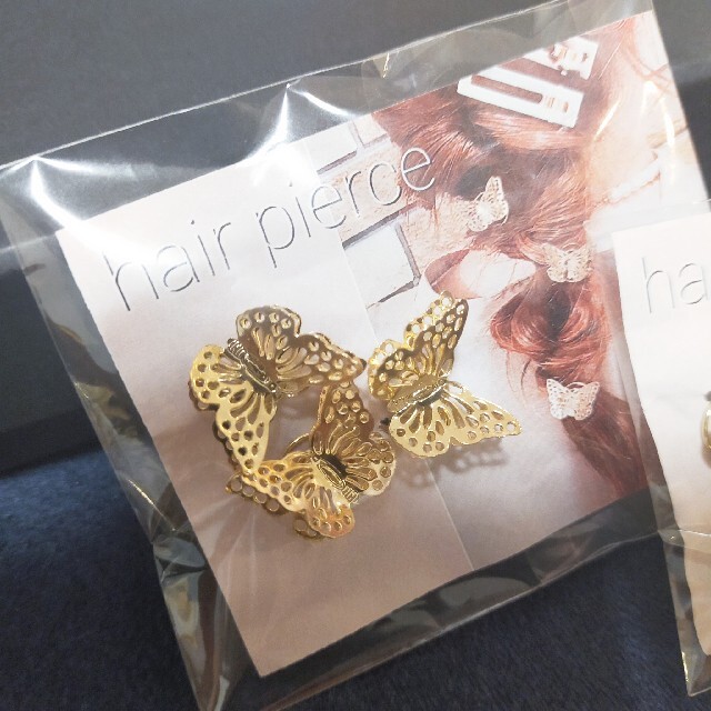 【ウエディングヘアなどに】ヘアーピアス hair pierce レディースのヘアアクセサリー(ヘアピン)の商品写真