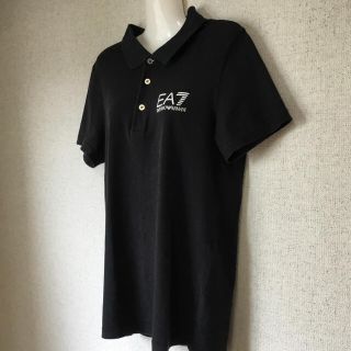 エンポリオアルマーニ(Emporio Armani)のエンポリオ アルマーニ EA7 ロゴプリント ポロシャツ　S(ポロシャツ)