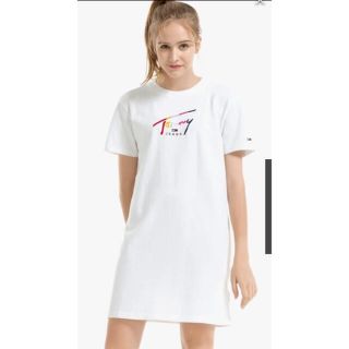 トミーヒルフィガー Tシャツワンピ ひざ丈ワンピース(レディース)の