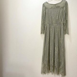 ロペピクニック(Rope' Picnic)の【美品・ほぼ未使用】ロペピクニック　結婚式　ドレス　フォーマルドレス(ミディアムドレス)