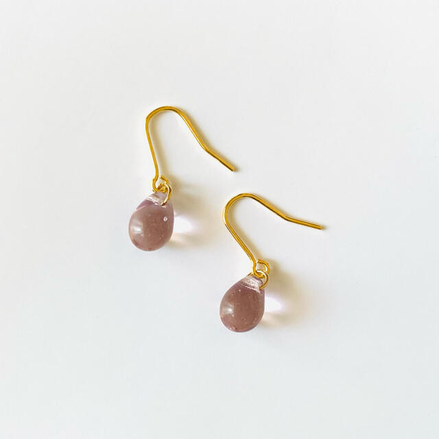 小物などお買い得な福袋 L&co紫翡翠ピアス ピアス(両耳用