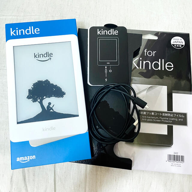 ☆ほぼ新品☆ Kindle(第10世代) Wi-Fi 8GB ホワイト 広告なし-