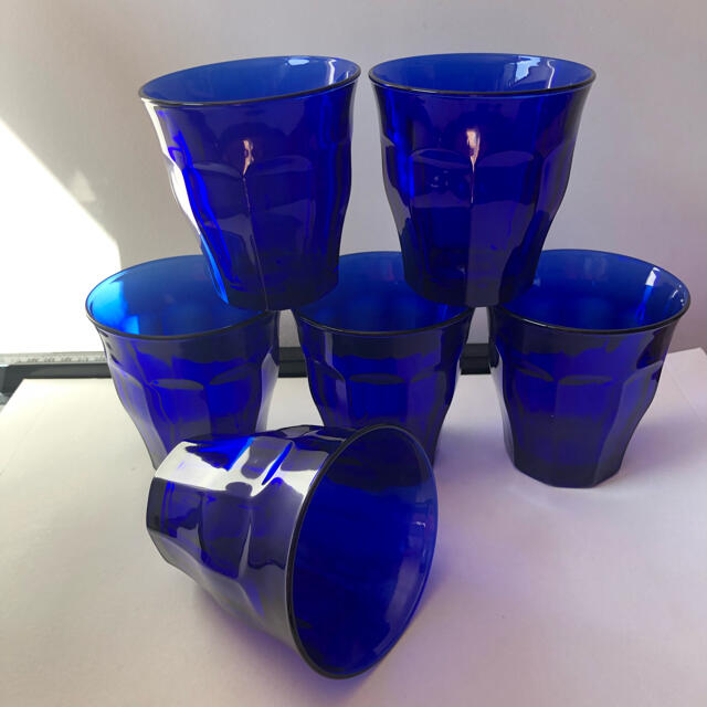 新品 ロンハーマン デュラレックス 6個 限定 青 サファイア グラス 2
