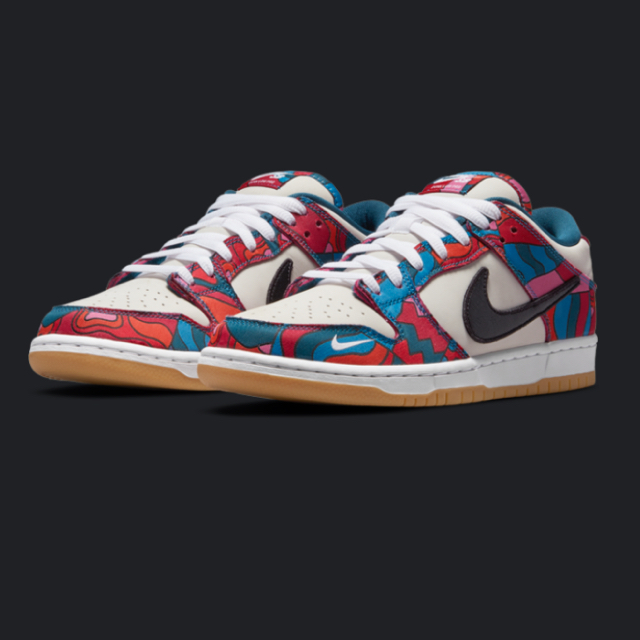 NIKE(ナイキ)のNIKE SB DUNK LOW PRO QS PARRA DUNK   メンズの靴/シューズ(スニーカー)の商品写真