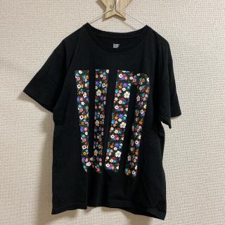 グラニフ(Design Tshirts Store graniph)のグラニフ　花柄Tシャツ　黒(Tシャツ(半袖/袖なし))