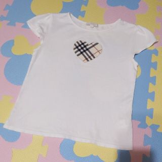 バーバリー(BURBERRY)のバーバリー 140cm 女の子 Tシャツ ハート(Tシャツ/カットソー)