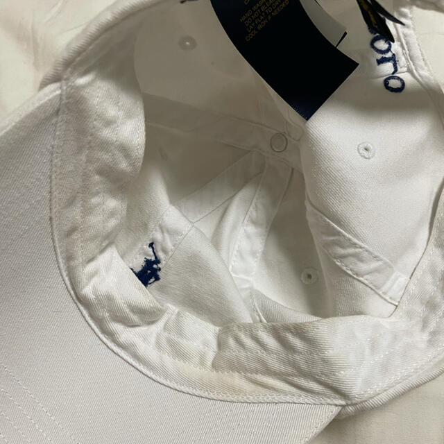 POLO RALPH LAUREN(ポロラルフローレン)のPOLO RALPH LAUREN キャップ　白 レディースの帽子(キャップ)の商品写真