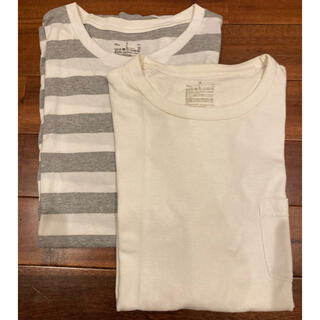 ムジルシリョウヒン(MUJI (無印良品))の無印良品メンズTシャツ2枚セット《古着》(Tシャツ/カットソー(半袖/袖なし))
