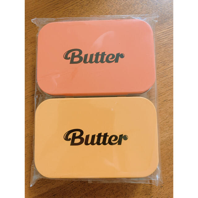 防弾少年団(BTS)(ボウダンショウネンダン)のBTS Butter weverse特典 缶ケース エンタメ/ホビーのCD(K-POP/アジア)の商品写真