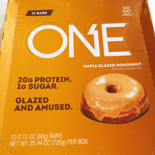 ONEバー メープルグレーズドドーナツ🍩新品｢12本｣ 食品/飲料/酒の健康食品(プロテイン)の商品写真