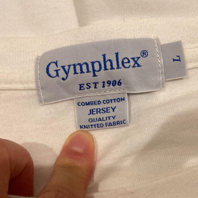 GYMPHLEX(ジムフレックス)の【まひちゃん様専用】Gymphlex ポケット付きビッグTシャツ【古着】 メンズのトップス(Tシャツ/カットソー(半袖/袖なし))の商品写真