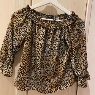 エイチアンドエム(H&M)のヒョウ柄トップス/H&M(Tシャツ(長袖/七分))