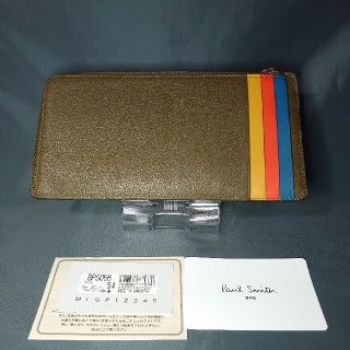 ポールスミス(Paul Smith)の新品未使用ポールスミス Paul Smith レザーL字ファスナー長財布カーキ(長財布)