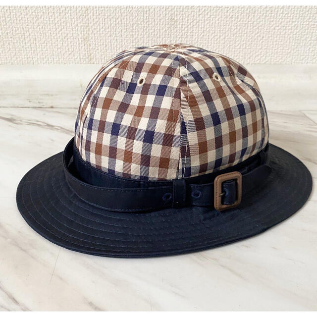 vintage Aquascutum クラブチェック デザイン バケットハット-