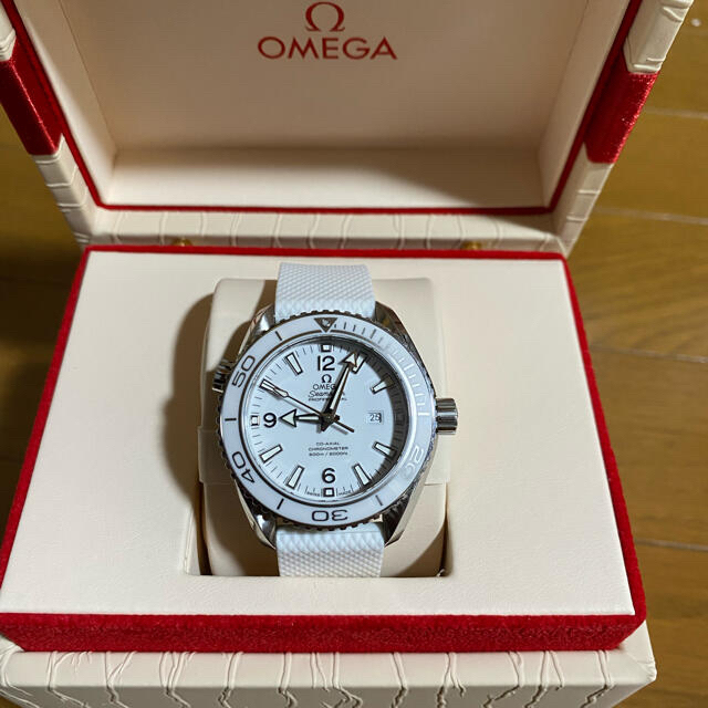 OMEGA シーマスター　プラネットオーシャン  ホワイト　37.5mmプラネットオーシャン