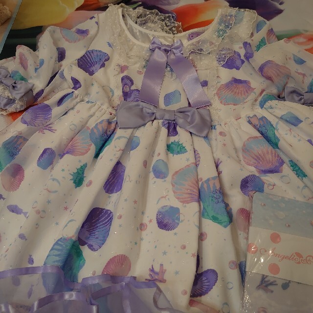 angelic pretty ☆dream marine 柄JSK＆タイツ