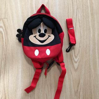 ディズニー(Disney)のミッキーマウス リュック ハーネス付き(リュックサック)