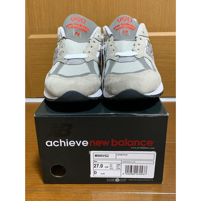 new balance M990VS2 USA 27cm - coastalcareeracademy.com