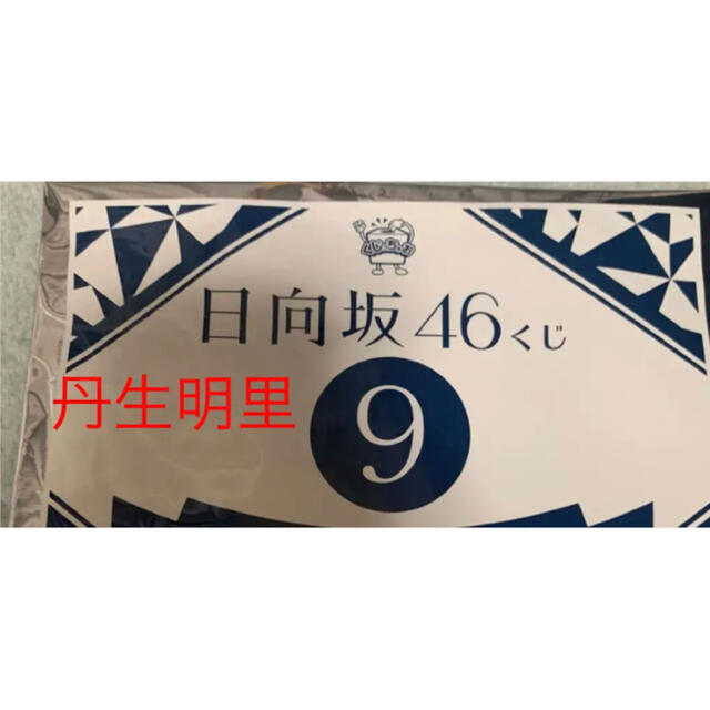 日向坂46クジ　ローソン　丹生明里　メンバーネームマスクセット　⑨賞 エンタメ/ホビーのタレントグッズ(アイドルグッズ)の商品写真