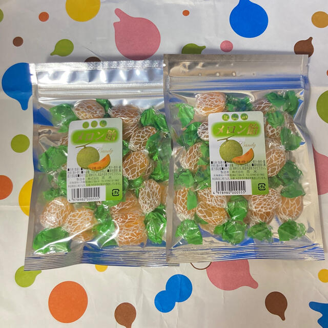 茶木 メロン飴 2袋 食品/飲料/酒の食品(菓子/デザート)の商品写真