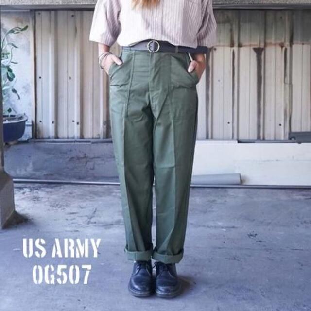 91】US ARMY 米軍 アメリカ軍 80s ベイカーパンツ OG507の通販 by