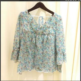 フランシュリッペ(franche lippee)の【美品】フランシュリッペのぴょんぴょんブラウス(シャツ/ブラウス(長袖/七分))