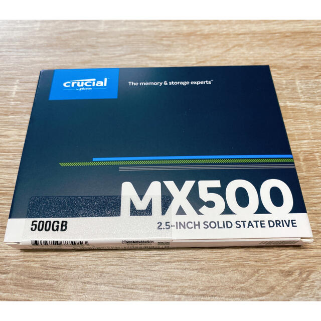 Crucial クルーシャルSSD 500GB 【本日発送】　 スマホ/家電/カメラのPC/タブレット(PCパーツ)の商品写真