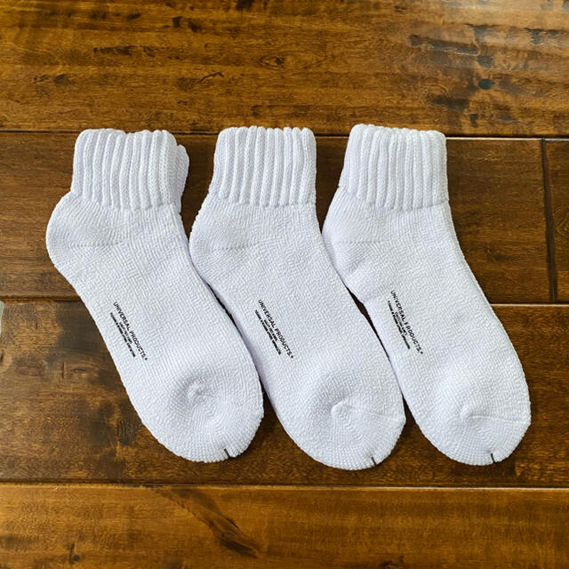 【新品未使用品・3足セット】UNIVERSAL PRODUCTS ソックス 靴下