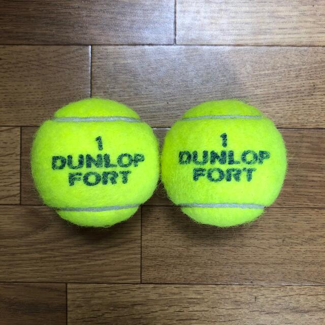 DUNLOP(ダンロップ)のダンロップテニスボール　2個    送料無料 スポーツ/アウトドアのテニス(ボール)の商品写真