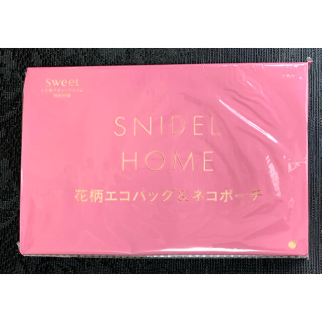 即日発送 SINDEL HOME 花柄エコバッグ ネコポーチ