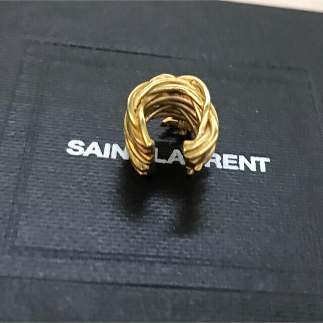 Saint Laurent - サンローラン ゴールドツイストシングルイヤーカフの