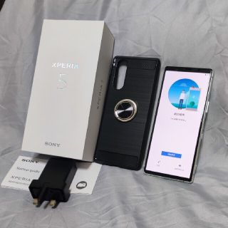 Xperia 5（J9210）グレー  海外版 SIMフリー　SONY(スマートフォン本体)