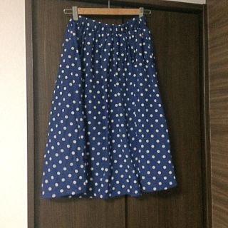 ダブルクローゼット(w closet)のw closet 水玉スカート(ひざ丈スカート)