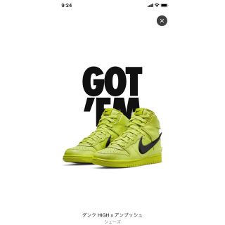 ナイキ(NIKE)のNIKE×アンブッシュダンクHigh(スニーカー)