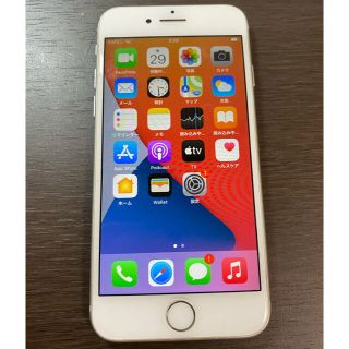 アイフォーン(iPhone)の美品　simフリー　iPhone8 64GB シルバー　Apple iPhone(スマートフォン本体)