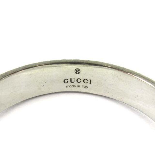 Gucci(グッチ)のグッチ シルバー ブリット リング 925 指輪 アクセサリー 24号 メンズのアクセサリー(リング(指輪))の商品写真