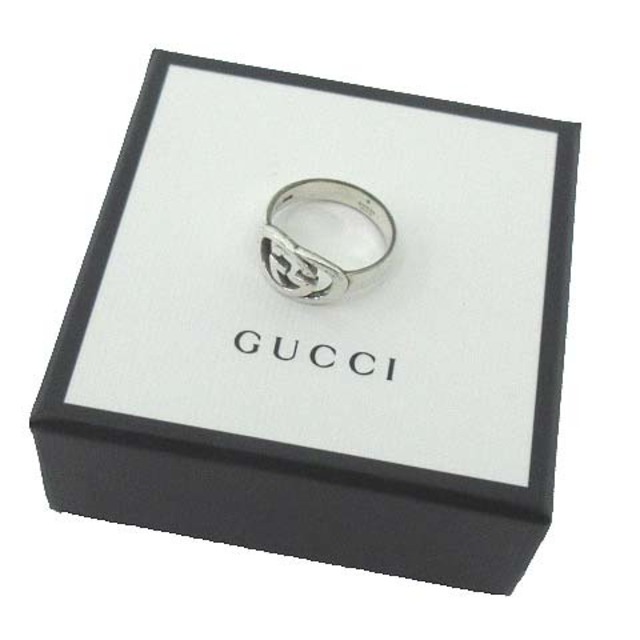 Gucci(グッチ)のグッチ シルバー ブリット リング 925 指輪 アクセサリー 24号 メンズのアクセサリー(リング(指輪))の商品写真