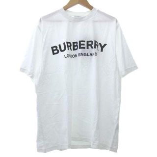 バーバリー(BURBERRY)のバーバリー 21SS タグ付き ロゴ Tシャツ 半袖 プリント クルーネック(Tシャツ/カットソー(半袖/袖なし))