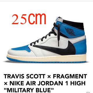 ナイキ(NIKE)のNIKE AIR JORDAN 1 TRAVIS SCOTT FRAGMENT(スニーカー)