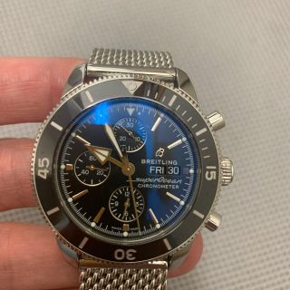 ブライトリング(BREITLING)のブライトリングスーパーオーシャン(金属ベルト)