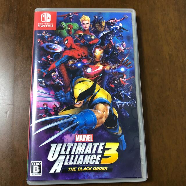 Nintendo Switch(ニンテンドースイッチ)のMARVEL ULTIMATE ALLIANCE 3： The Black Or エンタメ/ホビーのゲームソフト/ゲーム機本体(家庭用ゲームソフト)の商品写真